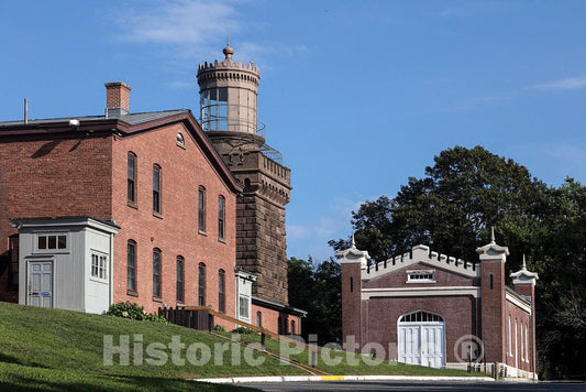 Photo- Twin Lights or Dual Lighthouses, Built in 1862 in Highlands, New Jersey 1 Fine Art Photo Reproduction