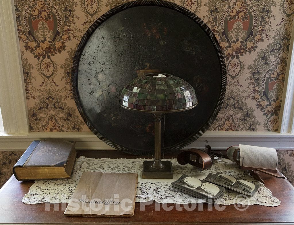 Photo- Artifacts in The Henry Phillips House at The Howell Living History Farm in Lambertville, New Jersey 1 Fine Art Photo Reproduction