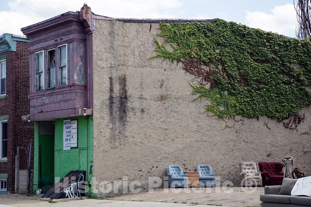 Photo- Typical Residential Neighborhood in Camden, New Jersey 2 Fine Art Photo Reproduction