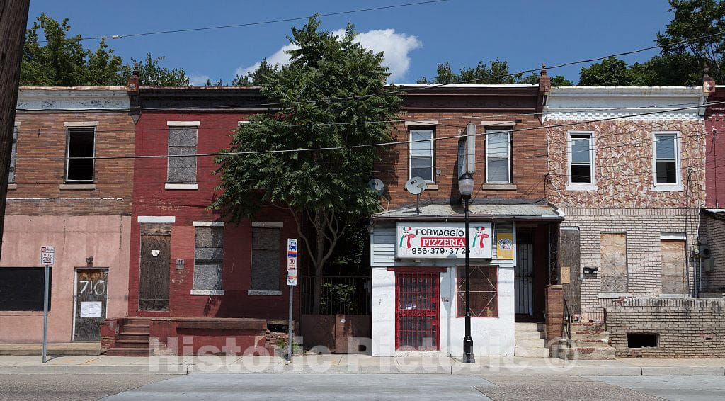 Photo- Abandoned Buildings in Camden, New Jersey 4 Fine Art Photo Reproduction