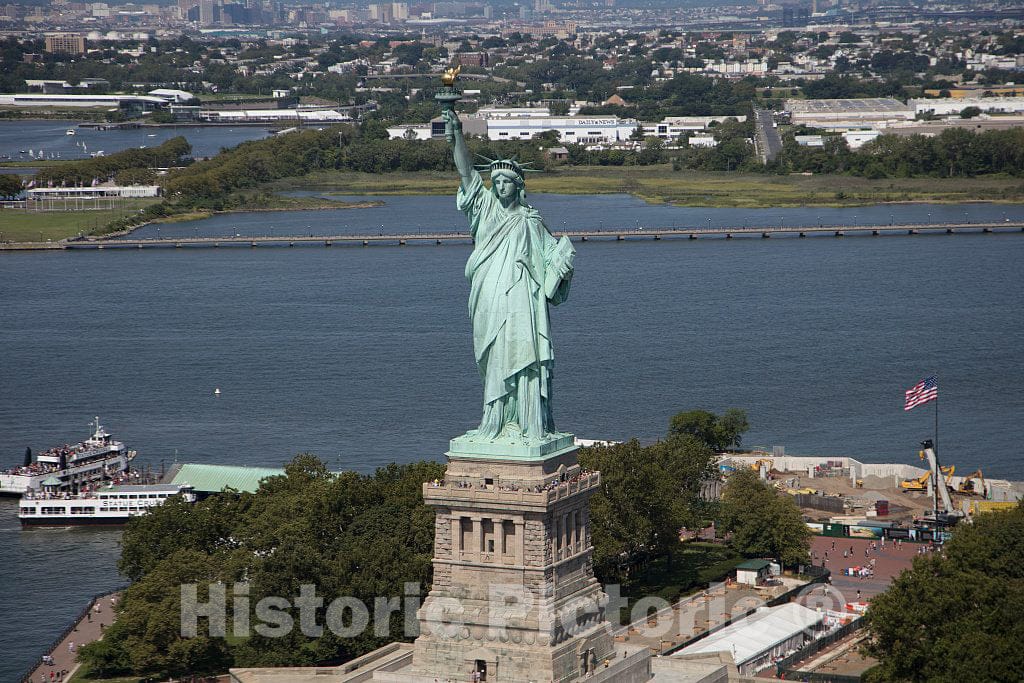 Photo- The Statue of Liberty on Liberty Island, New Jersey 1 Fine Art Photo Reproduction