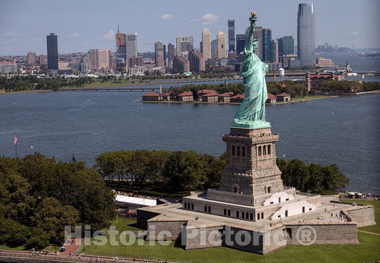 Photo- The Statue of Liberty on Liberty Island, New Jersey 3 Fine Art Photo Reproduction