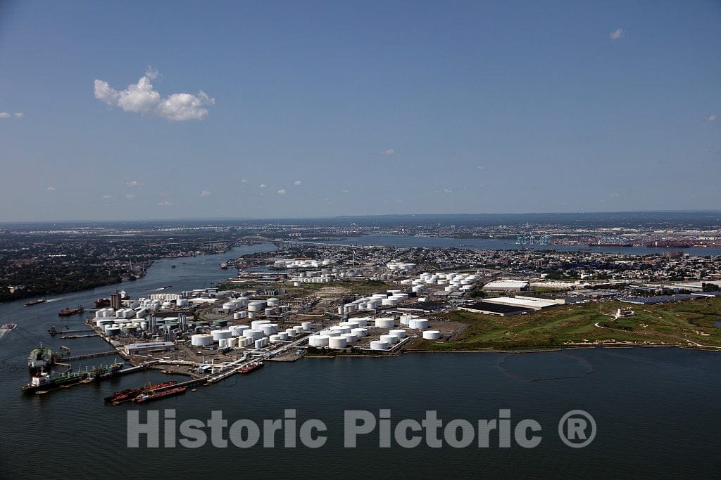 Photo- Industrial Area in Bayonne, New Jersey 1 Fine Art Photo Reproduction