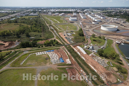 Photo- Industrial Area in Elizabeth, New Jersey 2 Fine Art Photo Reproduction