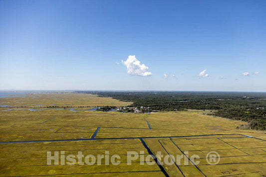Photo- Marsh Area at The New Jersey Shore Near Atlantic City 1 Fine Art Photo Reproduction