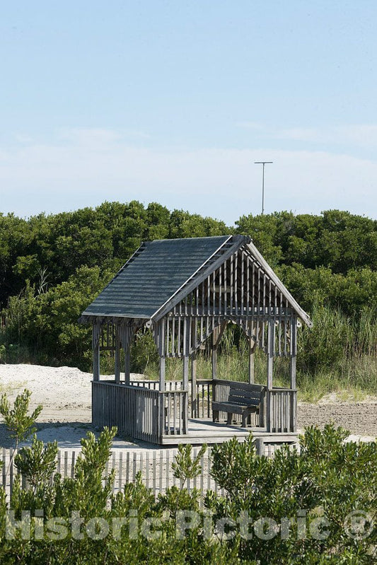 Photo - Beach stucture in Wildwood, New Jersey- Fine Art Photo Reporduction