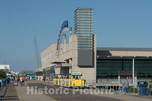 Photo - Wildwood, New Jersey Convention Center and ride on bus- Fine Art Photo Reporduction