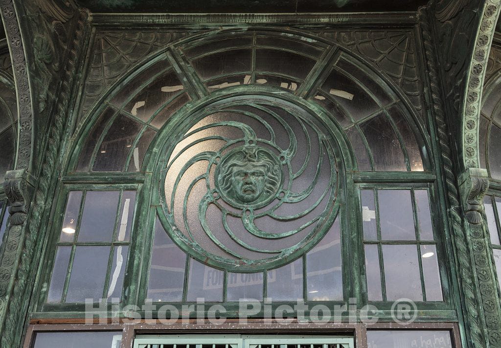 Photo - 1888 Charles Looff Carousel Historic Window Detail from Asbury Park, New Jersey- Fine Art Photo Reporduction