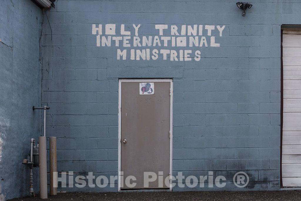 Photo - Holy Trinity International Ministries Building in Camden, New Jersey- Fine Art Photo Reporduction
