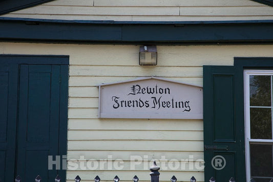 Photo- Newton Friends' Meetinghouse, a Historic Quaker Meeting House Built in 1824 in Camden, New Jersey 2 Fine Art Photo Reproduction