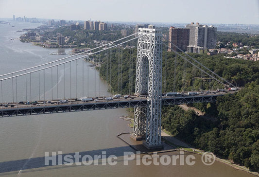 Photo- The George Washington Bridge, Known informally as The GW Bridge, The GWB, The GW, or The George 3 Fine Art Photo Reproduction