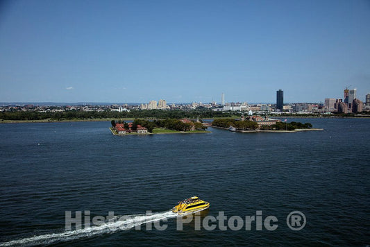 Photo- Ellis Island, New Jersey, in Upper New York Bay 1 Fine Art Photo Reproduction