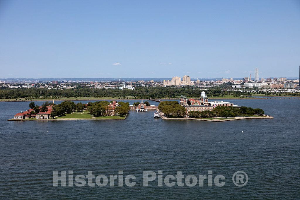 Photo- Ellis Island, New Jersey, in Upper New York Bay 2 Fine Art Photo Reproduction