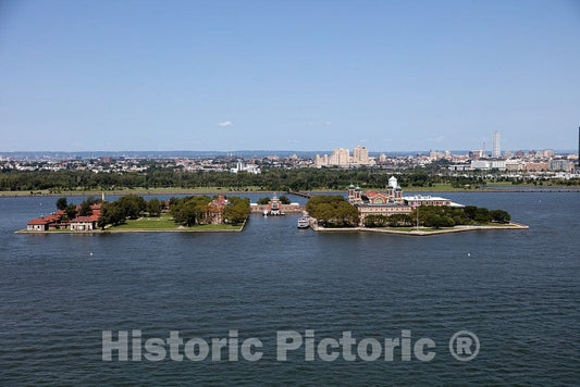 Photo- Ellis Island, New Jersey, in Upper New York Bay 2 Fine Art Photo Reproduction