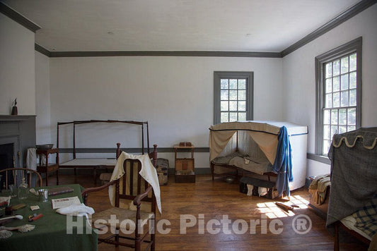 Photo- Officer Offices at The Ford Mansion, The site of The Hard Winter (December 1779 - May 1780) Quarters of George Washington and The Continental Army 2 Fine Art Photo