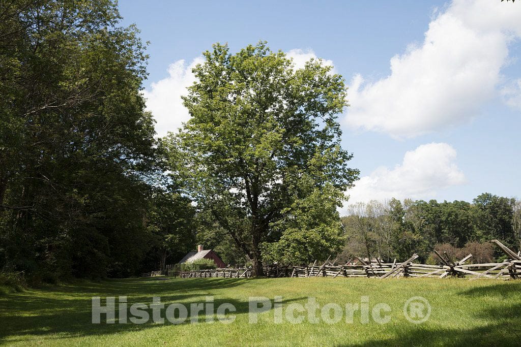 Photo- The New Jersey Brigade Encampment Site at The Morristown National Historical Park in Morristown, New Jersey 1 Fine Art Photo Reproduction