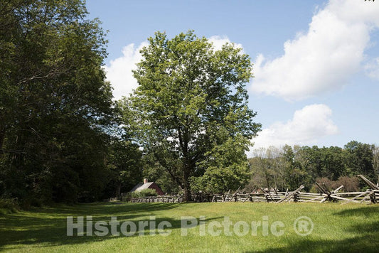 Photo- The New Jersey Brigade Encampment Site at The Morristown National Historical Park in Morristown, New Jersey 1 Fine Art Photo Reproduction