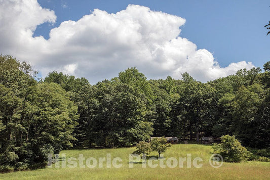 Photo- The New Jersey Brigade Encampment Site at The Morristown National Historical Park in Morristown, New Jersey 2 Fine Art Photo Reproduction