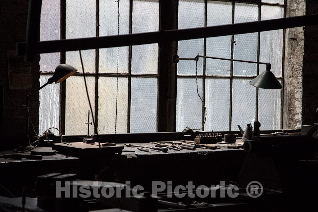 Photo- One of Two Machine Shops Where Thomas Edison and his Staff Worked on New Ideas and Products at The Thomas Edison National Historical Park in West Orange, New Jersey 3