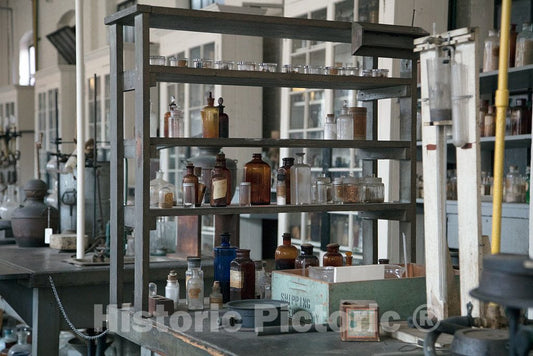 Photo- The Chemical Laboratory Where Edison's Teams Worked on Chemicals That were Used in Batteries, Phonograph Records and Other Inventions 4 Fine Art Photo Reproduction