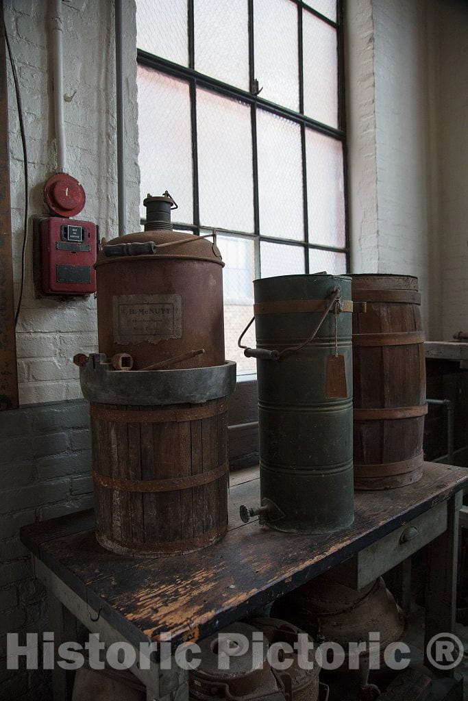 Photo- The Chemical Laboratory Where Edison's Teams Worked on Chemicals That were Used in Batteries, Phonograph Records and Other Inventions 2 Fine Art Photo Reproduction
