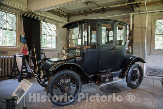 Photograph - Vintage Vehicle in The Garage at Glenmont, The Estate of Thomas and Mina Edison. Thomas Edison Purchased This Grand Estate for his New Bride, Mina Miller Edison, in 1886 3