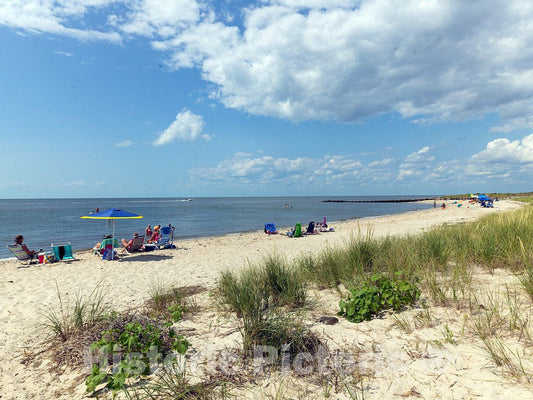 Photo- Beaches and Sand Dunes Along The Jersey Shore in Cape May, New Jersey 4 Fine Art Photo Reproduction