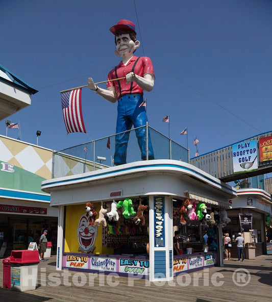 Photo- Casino Pier Amusement Park Along The Boardwalk in Seaside Heights, New Jersey 3 Fine Art Photo Reproduction