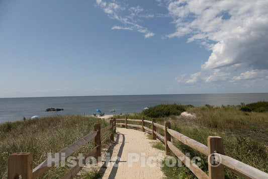 Photo- Beaches and Sand Dunes in Cape May, New Jersey 1 Fine Art Photo Reproduction