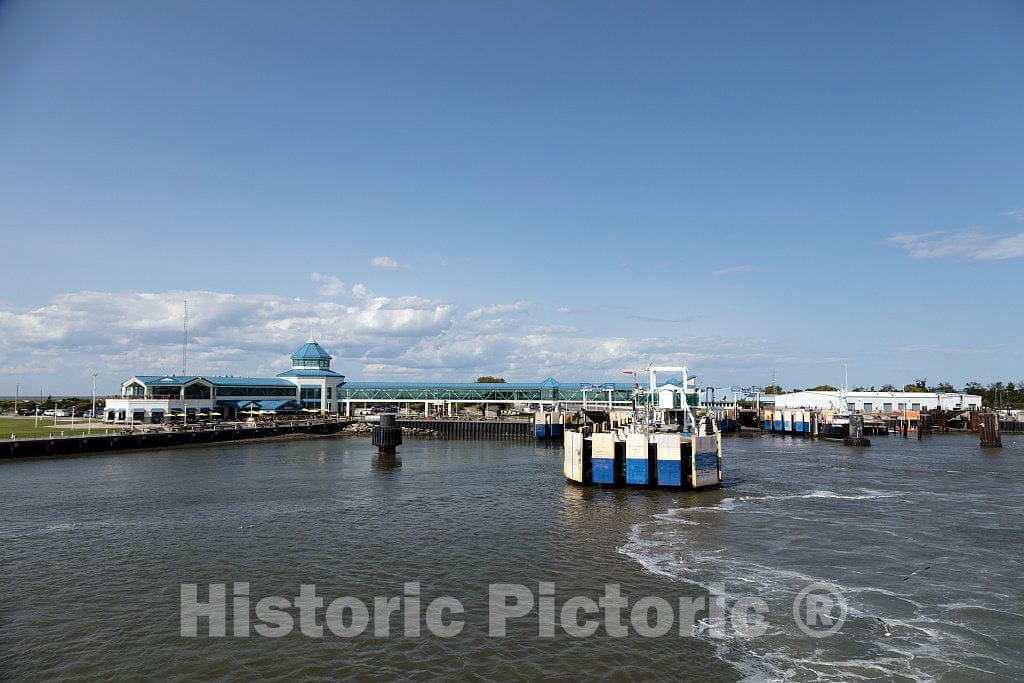 Photo- The terminal at the Cape May-Lewes Ferry in Cape May, New Jersey 2 Fine Art Photo Reproduction