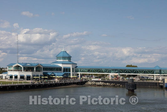 Photo- The Terminal at The Cape May-Lewes Ferry in Cape May, New Jersey 3 Fine Art Photo Reproduction