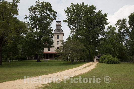 Photo- The Batsto Mansion in The Historic Village of Batsto in The Pine Barrens of New Jersey 2 Fine Art Photo Reproduction