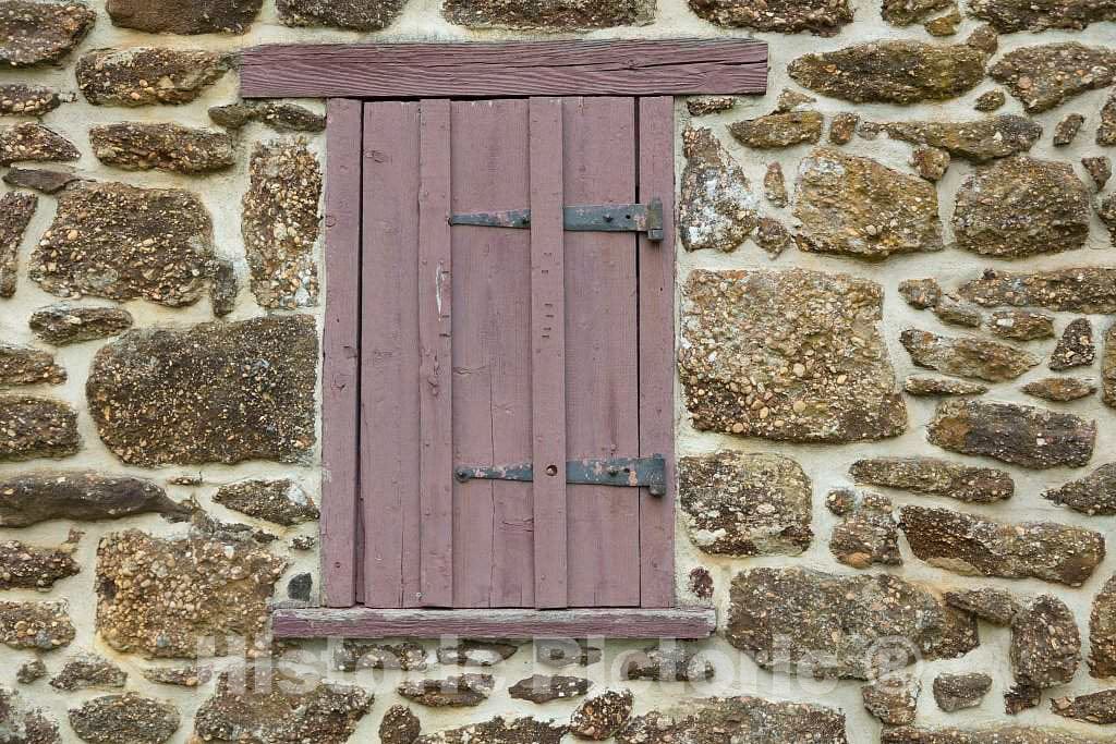 Photo - Window Detail of a Stone barn in The Historic Village of Batsto in The Pine Barrens of New Jersey- Fine Art Photo Reporduction