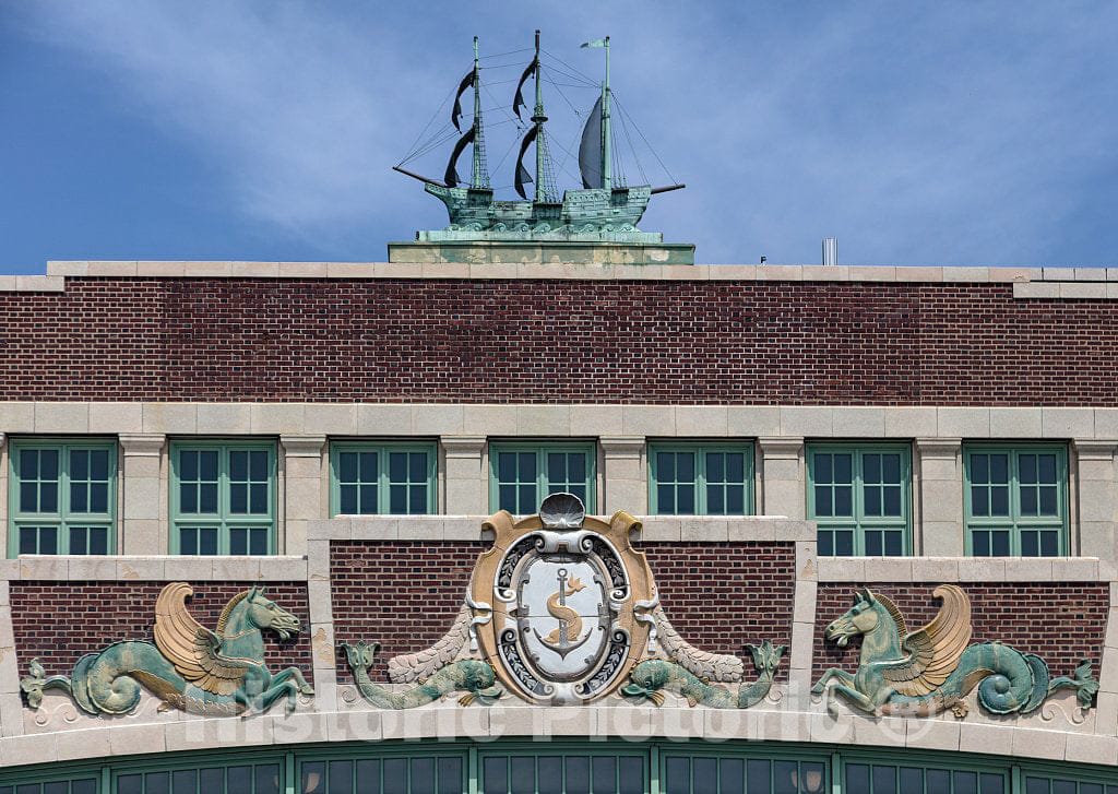 Photo- Details of The Paramount Theatre on The Boardwalk in Asbury Park, New Jersey 2 Fine Art Photo Reproduction