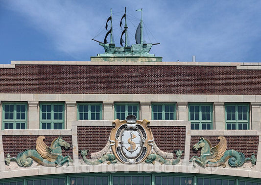 Photo- Details of The Paramount Theatre on The Boardwalk in Asbury Park, New Jersey 2 Fine Art Photo Reproduction