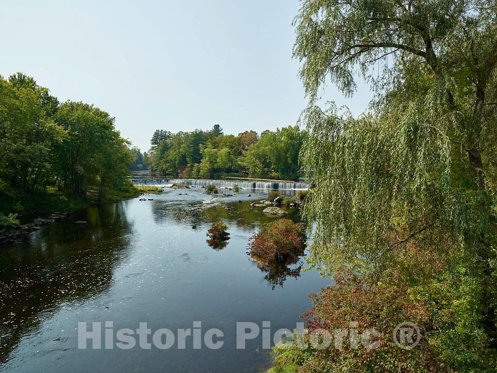 Photo - Falls on The Contoocook River in Contoocook, Maine- Fine Art Photo Reporduction