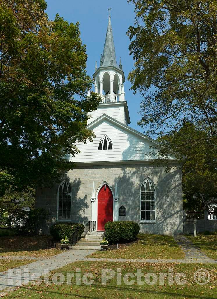 Photo - St. Andrew's Episcopal Church, Whose Congregation was Founded in 1803 in in Hopkinton, New Hampshire- Fine Art Photo Reporduction
