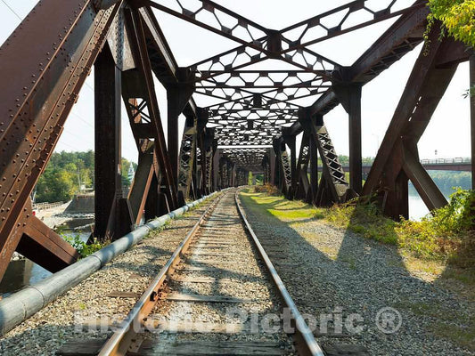 Photo- Old Railroad Bridge in Hooksett, New Hampshire 2 Fine Art Photo Reproduction