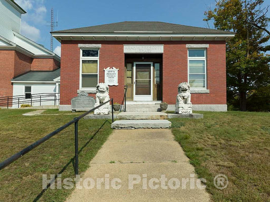 Photo - The Arah W. Prescott Historical Library, Home of The Town Historical Society, in Hooksett, New Hampshire- Fine Art Photo Reporduction