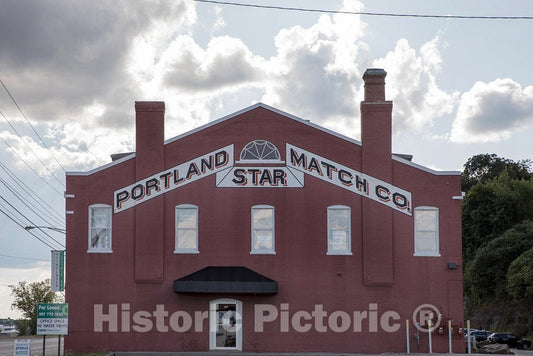 Photo - Old Match Warehouse in Downtown Portland, Maine- Fine Art Photo Reporduction