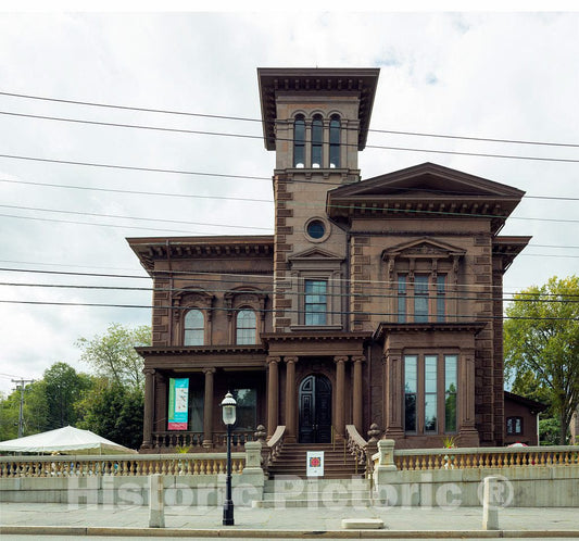 Photo - Victoria Mansion, an Italianate villa completed in 1860 as a summer home for hotelier Ruggles Sylvester Morse and his wife, Olivia- Fine Art Photo Reporduction