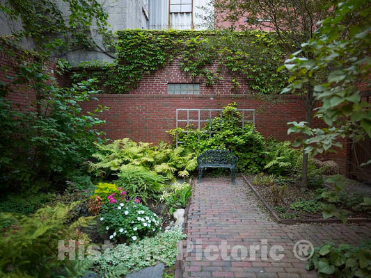 Photo- A portion of the Wadsworth-Longfellow House, home to four generations of notables in Portland, Maine, which became the city's first museum 2 Fine Art Photo Reproduction