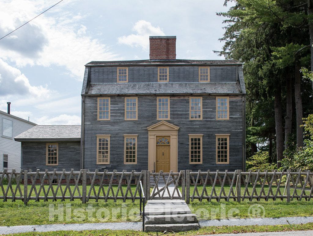 Photo - The Historic George Tate House in Portland, Maine's Largest City- Fine Art Photo Reporduction