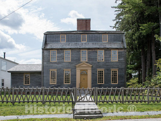 Photo - The Historic George Tate House in Portland, Maine's Largest City- Fine Art Photo Reporduction