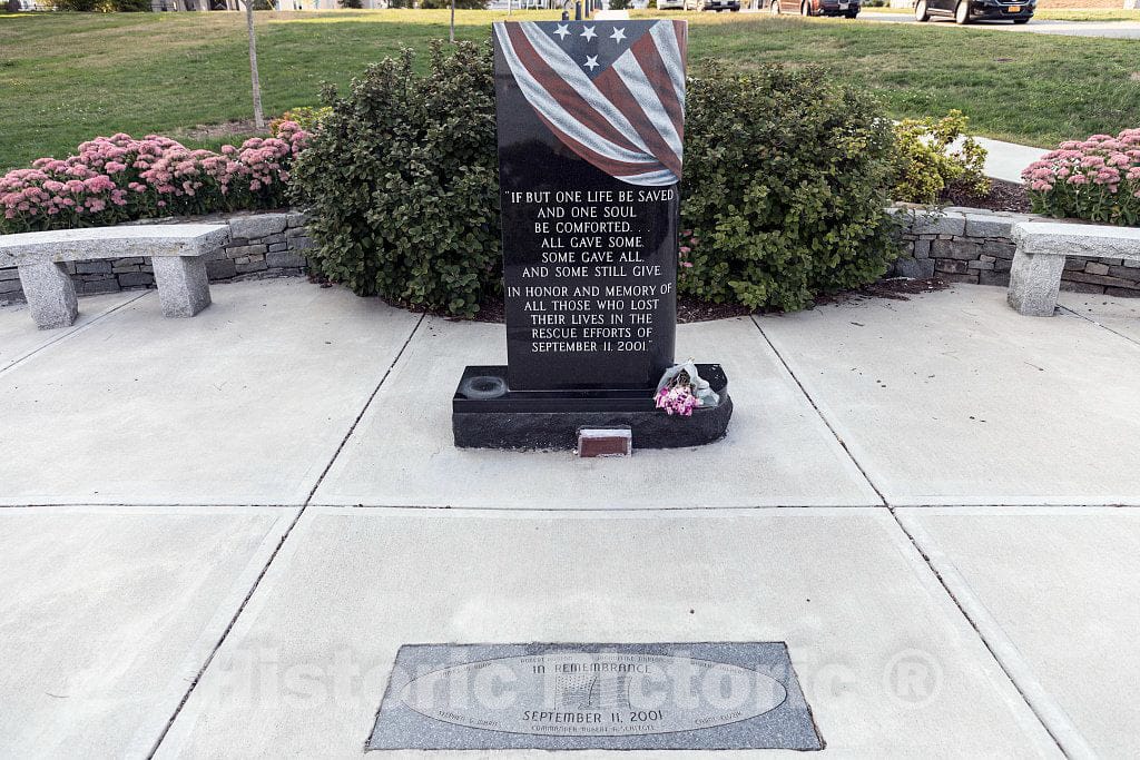 Photo - Portland, Maine's, Modest Memorial to Those Lost in The Terrorist Attacks on The United States on 9/11/2001- Fine Art Photo Reporduction