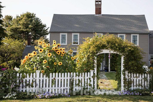 Photo - Cottage in Cape Porpoise, a Small Coastal Village That is Part of Kennebunkport, Maine- Fine Art Photo Reporduction