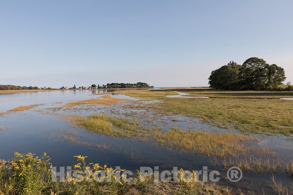 Photo - Marshy Mousam River Near Kennebunk on The Maine Coast- Fine Art Photo Reporduction