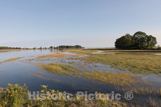 Photo - Marshy Mousam River Near Kennebunk on The Maine Coast- Fine Art Photo Reporduction