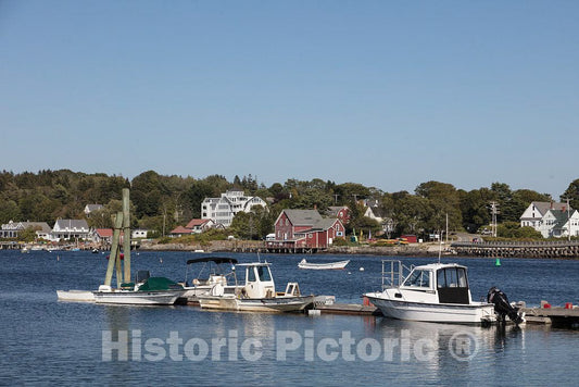 Photo - Harbor at Bailey Island, a Small, Quaint Island in Casco Bay Off The Coast of Maine- Fine Art Photo Reporduction