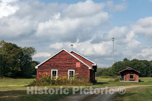 Photo- Scene at a hay Farm Near West Buxton, Maine 5 Fine Art Photo Reproduction